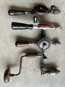 Vintage Hand Drills Antique