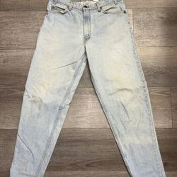 Levi's 560 Loose Fit Tapered Men's Jeans 34x34 USA Made 100% Cotton Vintage