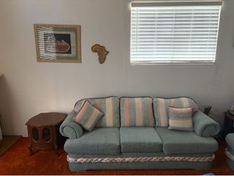 Seafoam Couch & Love Seat