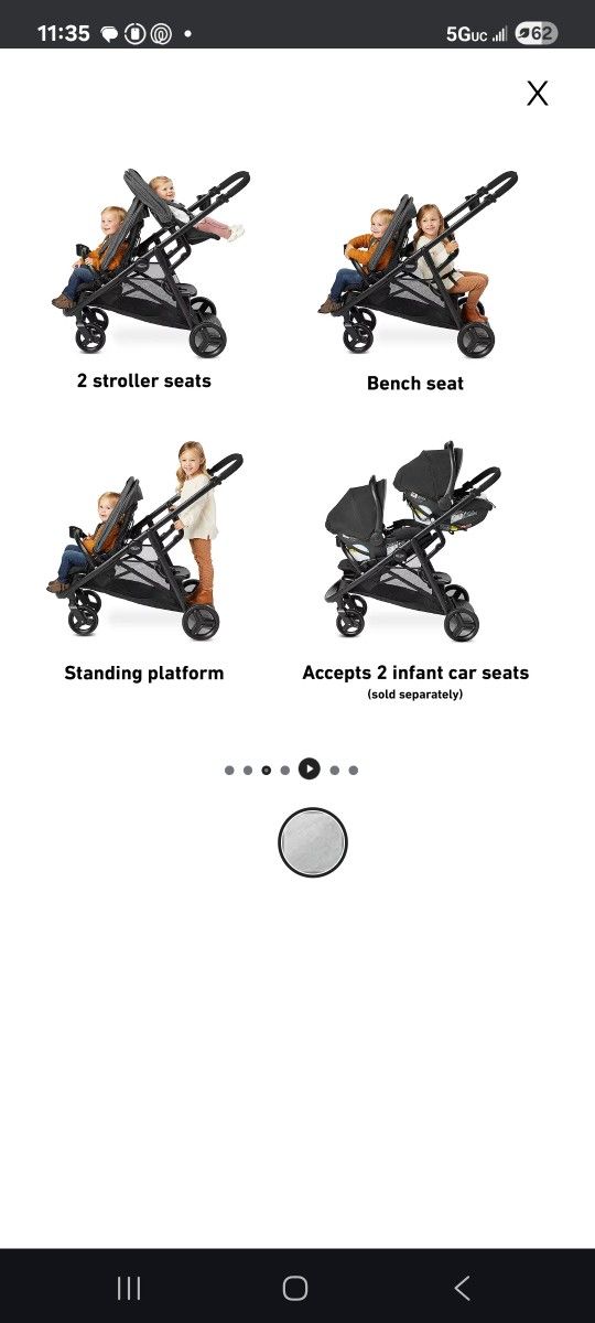 Graco Double Stroller