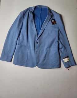 JF Ferrar Mens Size XL 46/48 REG Slim Fit Suit Jacket Blue