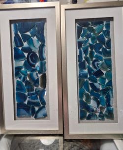 Blue Geode Wall Art