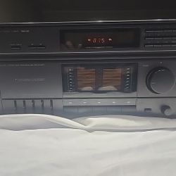 Vintage JVC - Victor Company of Japan, Ltd FM/AM Receiver RX-R75BK. Turns On