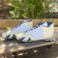 Air Jordan 14 Cleats. Terrell Owens Player Exclusive Sample.