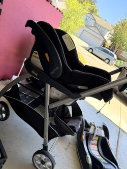 Car Seat, Stroller, Car seat Base.