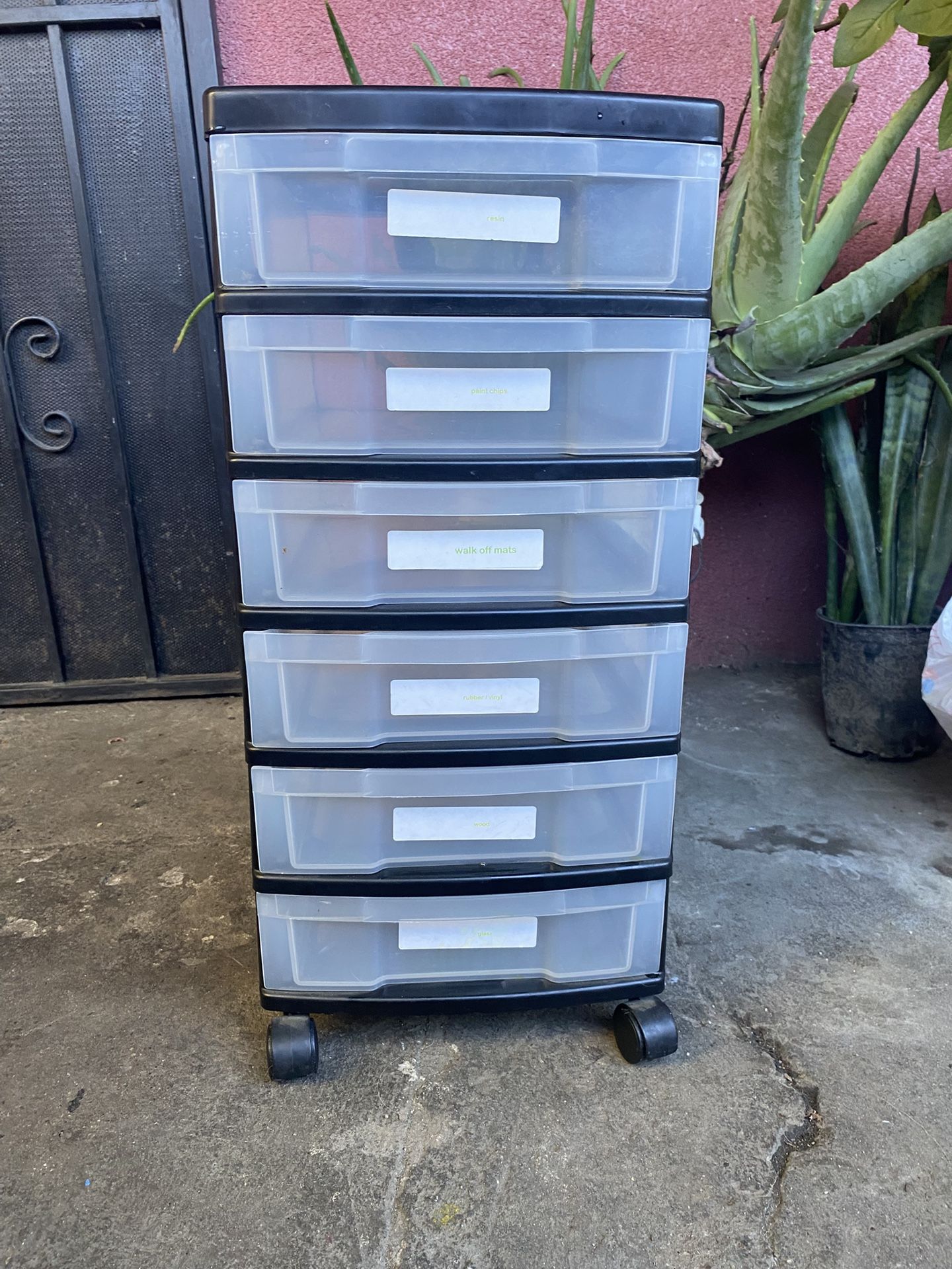 six Drawer Storage