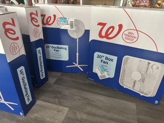 Oscillating Fan And Box Fan