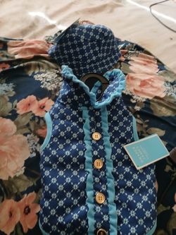 Doggy Cute Gir Dress And  Hat  Set