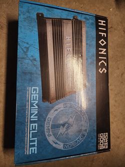 HIFONICS GE-3500.1D 3500 Watts GEMINI ELITE Monoblock Car Audio Amplifier