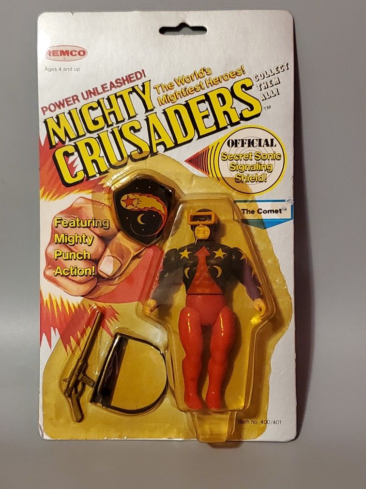 Vintage Remco Mighty Crusaders Comet Action Figure 