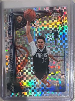 2025-26 Topps Chrome Update Cooper Flagg X-Fractor #151 Rookie RC Mavericks