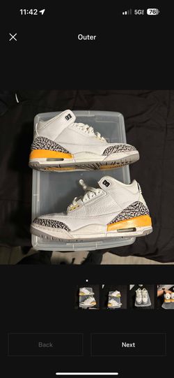Retro 3 Laser Orange Women