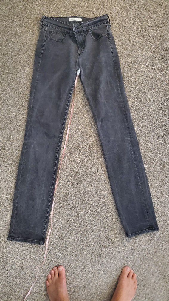 Juniors Black Fade Jeans