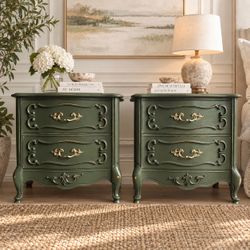 Awesome set of matching nightstands night stands side tables end tables