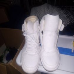 Levis Women's BB-HI-CVS Sneakers Canvas High-Top Shoes White