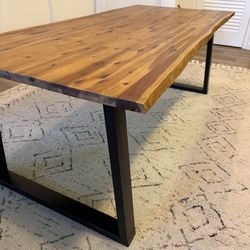 Solid Wood Dining Table – 80”