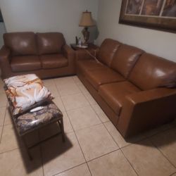 Leather  Couch  🛋  Set 