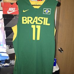 Brazil 2012 Andersen Varajeo Nike NBA jersey size Small