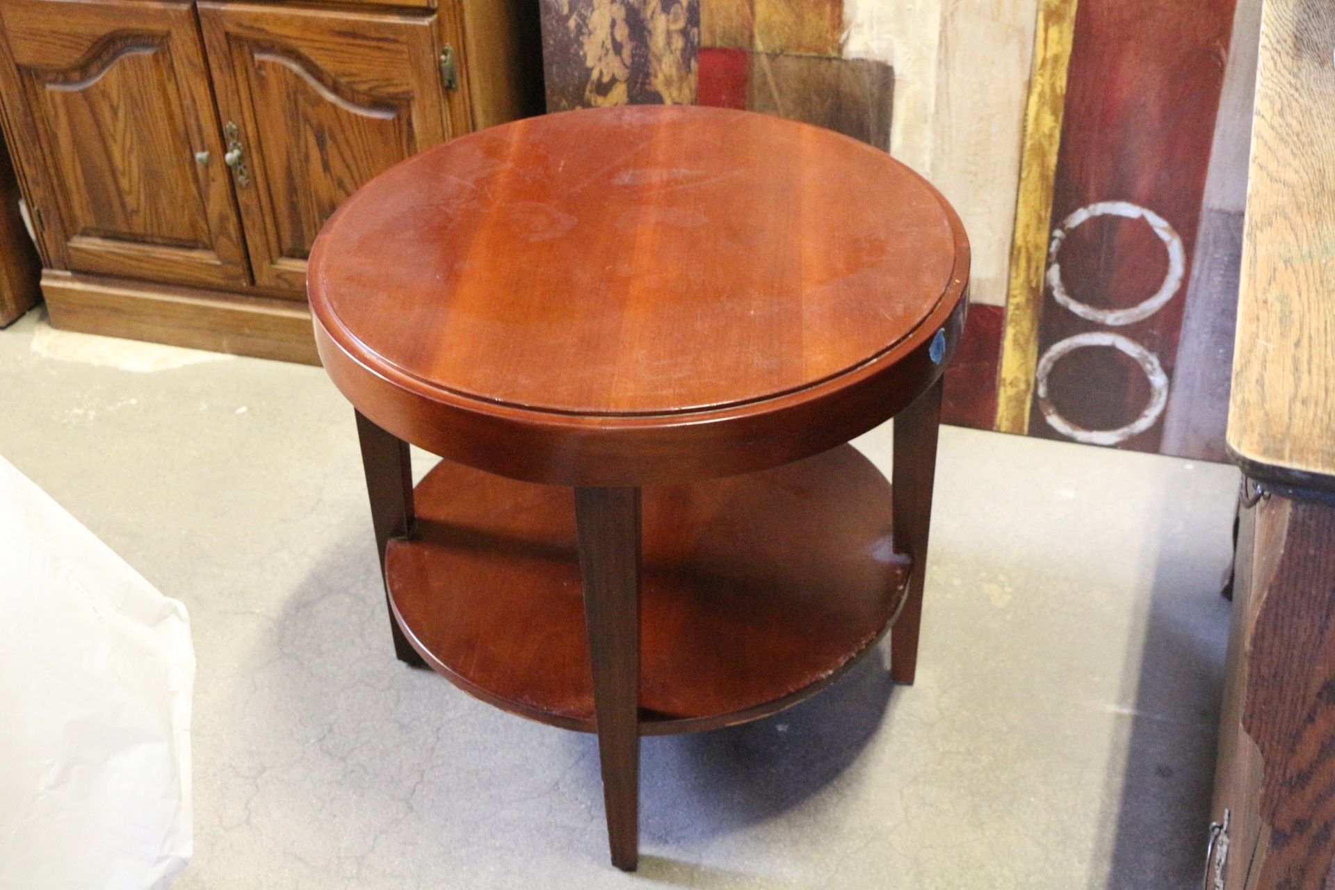 Regency Style Cherry Two-Tier Coffee Table