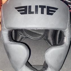 Elite Sports Black boxing headgear