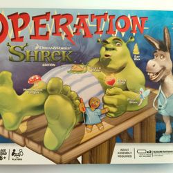 Operation Game Shrek Glow In The Dark Edition Blockbuster Exclusive 