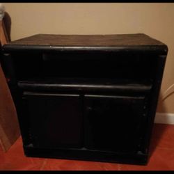 Rolling Tv Stand w/ Cabinet