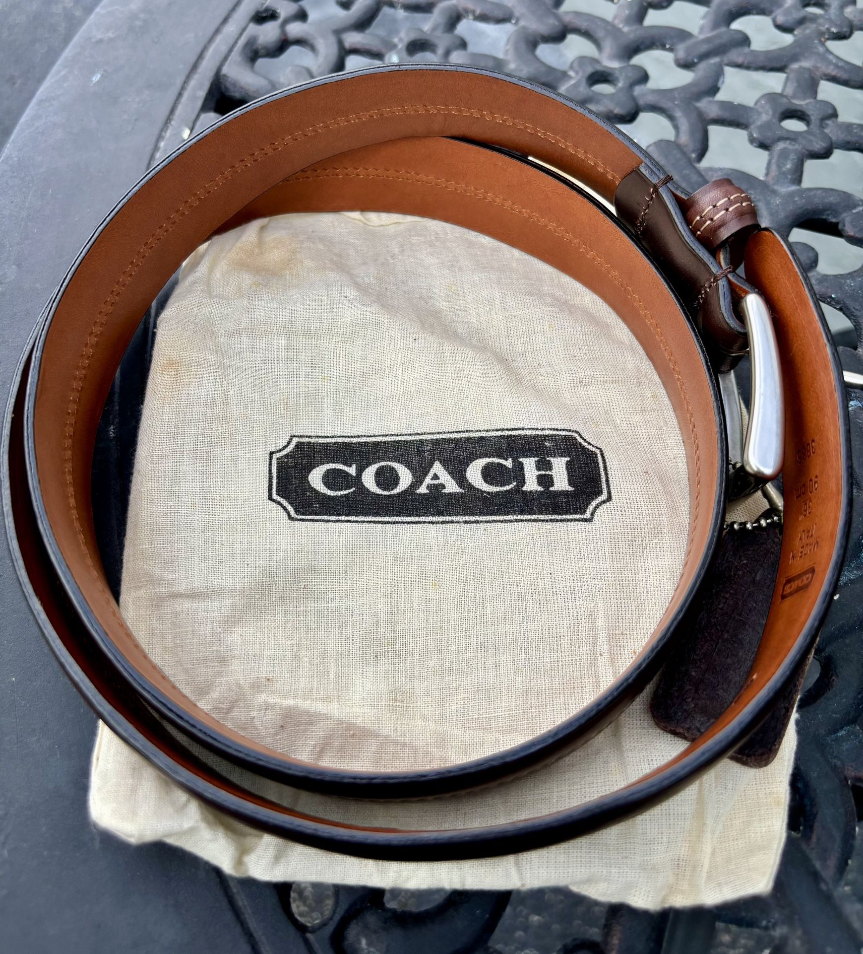 *NEW*COACH Men’s Belt #3885 36” 90cm