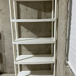 Plastic shelves