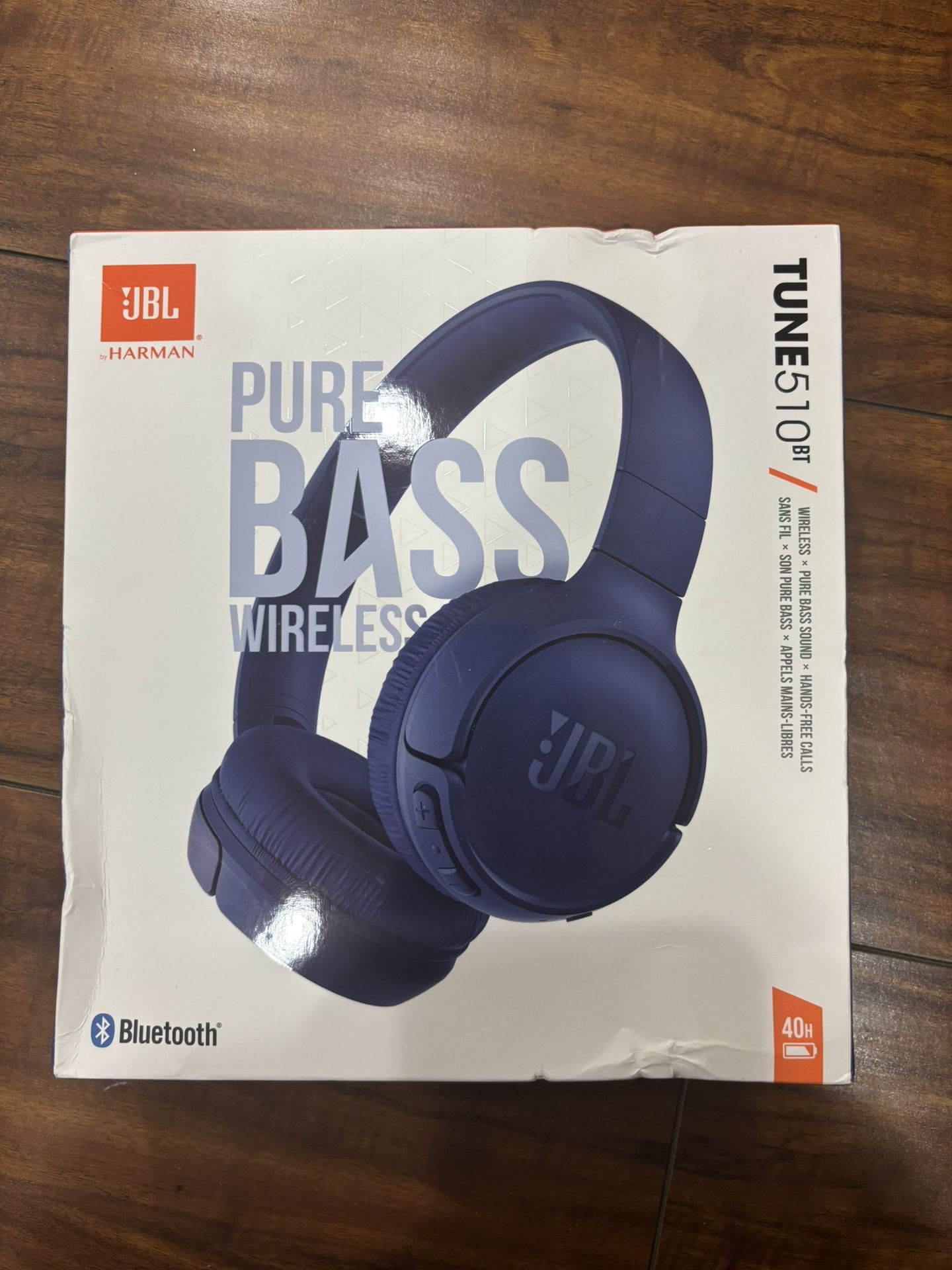 JBL Tune 510BT Wireless Bluetooth On-Ear Headphones