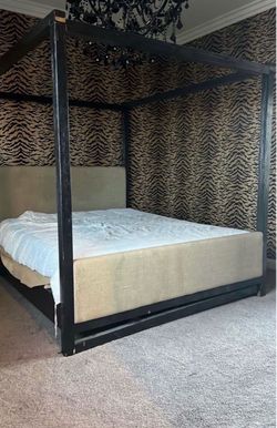 King size bed and mattress