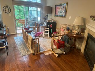 Wooden Baby Gate PlayPen