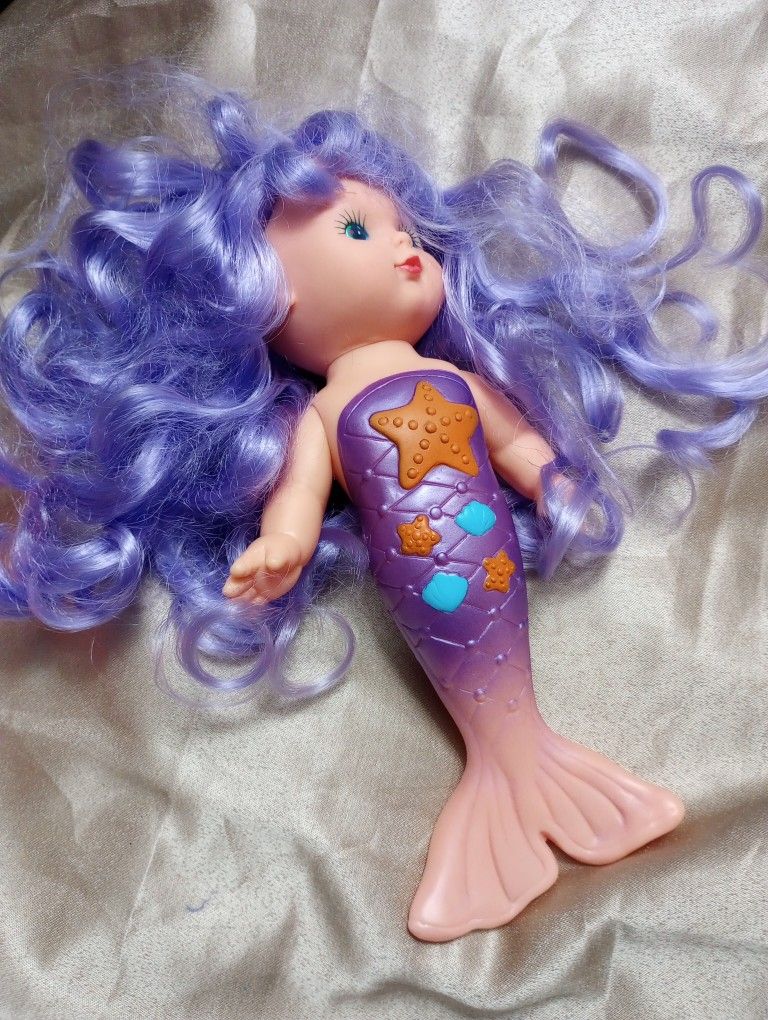 Toysmith Vintage style Anime Mermaid Doll