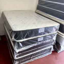 Full Size Mattress 10” Inches Thick New From Factory, Wrapped In Plastic Same Day Delivery And Available in All Sizes