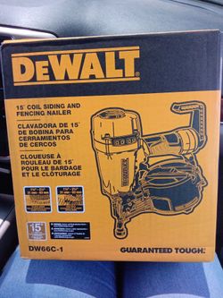 DeWalt 15' coil siding and fencing nailer