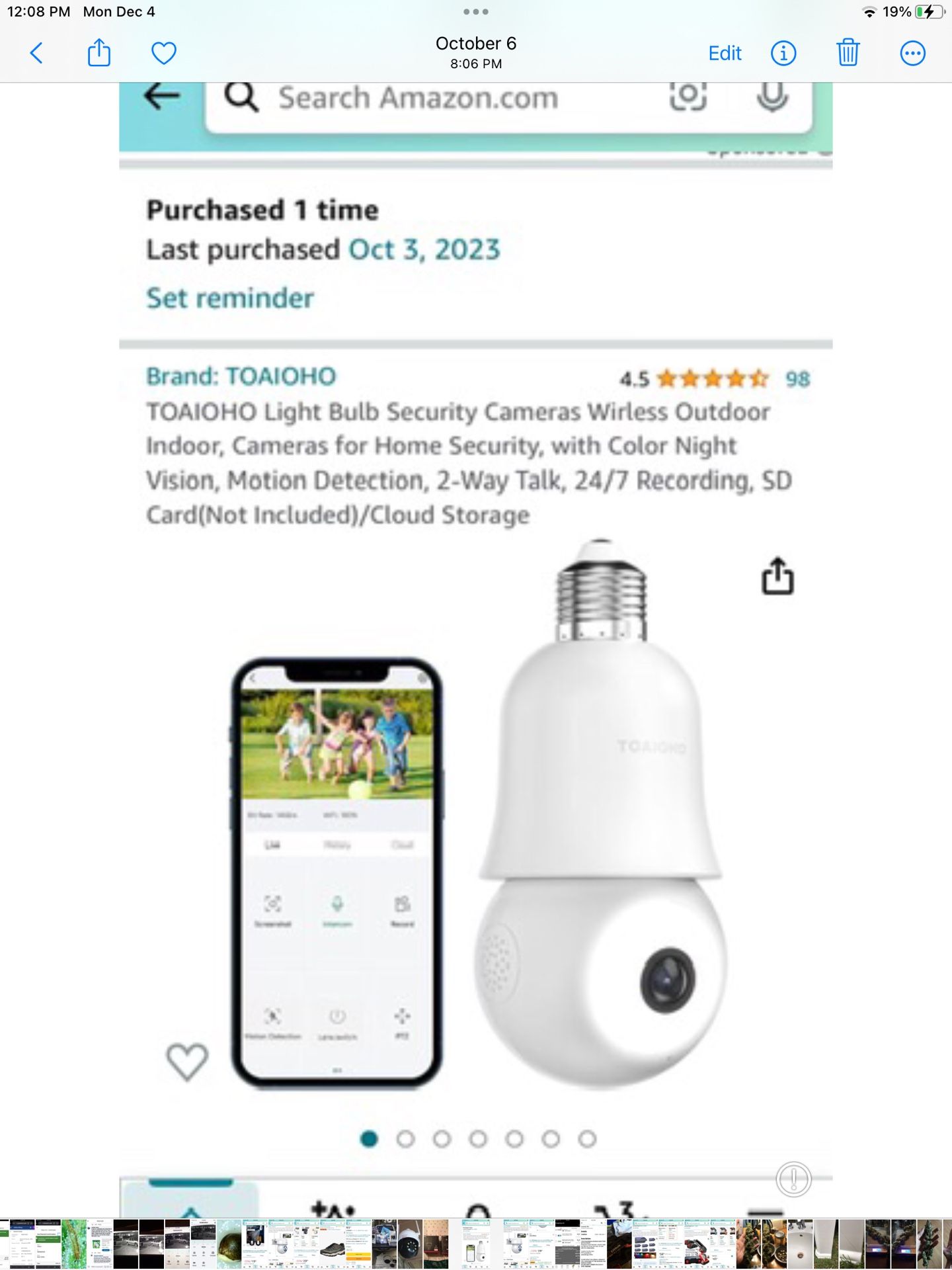 2 Brand New Security Cameras. Never Used.
