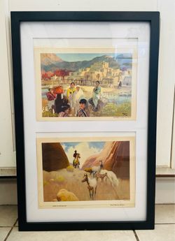 1955 Fred Harvey Santa Fe Menu Art Prints