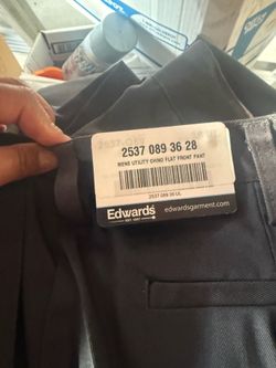 Edward work pants gray