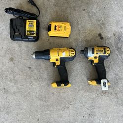 Dewalt Drill/Driver And Impact Combo Kit
