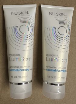 Lot Of 2 Nu Skin Nuskin AgeLoc LumiSpa Activating cleanser Normal/Combo 100ml