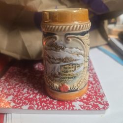 Mini Germam Beer Mug, "Rhone Gletscher"