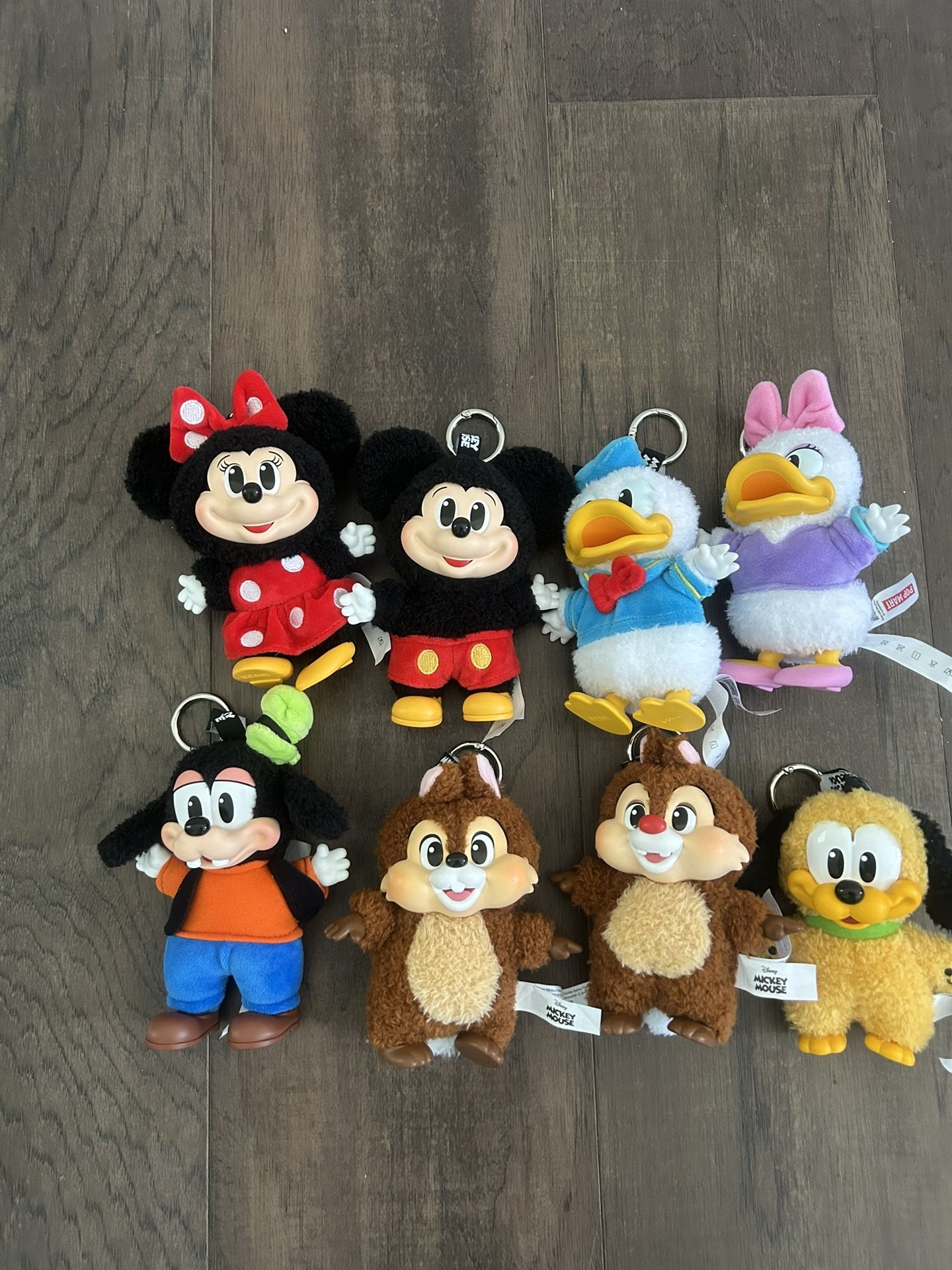 Popmart Labubu Disney Plush Keychain