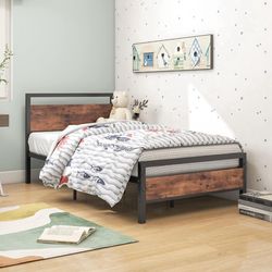 Queen Bed Frame, Nightstand, Console Table