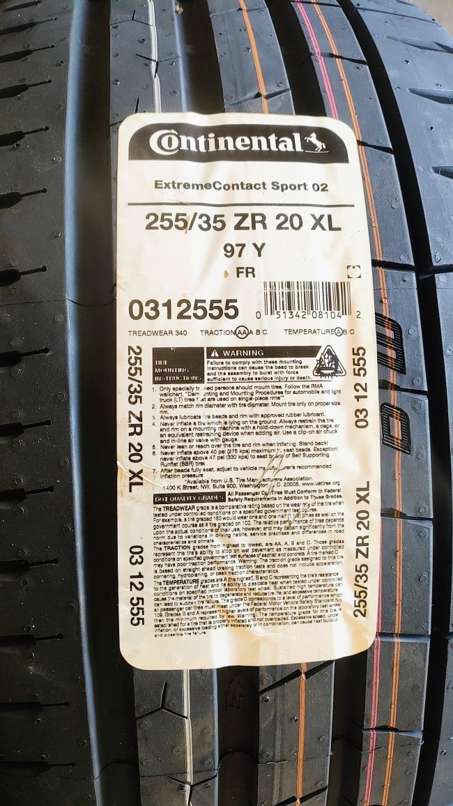 Continental Contact 20" Tire