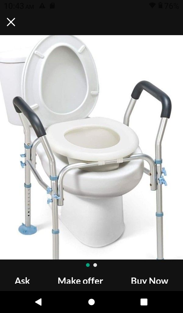 RAISED TOILET SEAT