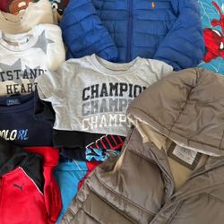 LIKE NEW- TODDLER BOYS Size 3/4 year NAME BRAND Clothing Lot (cold weather) with Jackets!