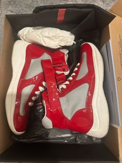 Prada America Cup Hightop Sneakers