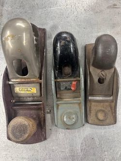 Vintage Stanley Woodworking Block Planes - Lot of 3 (Complete with Blades)