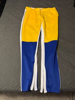 KDNK blue yellow jogger