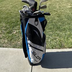 Golf Clubs Titleist Nike Wedge Putter Irons Taylormade Bag  