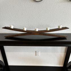 Wine Barrel Home Decor Centerpiece